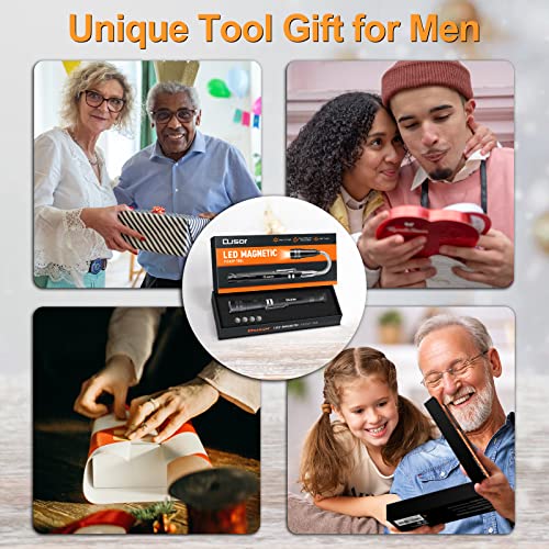 Dusor Gifts for Men, Stocking Stuffers for Men, Magnetic Pickup Tool and Snowflake Multitool, Christmas Gifts for Men Who Have Everything,