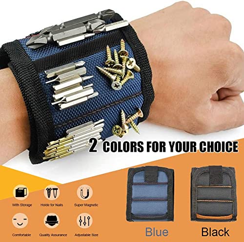 Magnetic Wristband Mens Gifts for Birthday Father's day Christmas, Unique Tool for Holding Screws Gadgets Gift for Dad, Husband, Boyfriend, Handyman mechanics