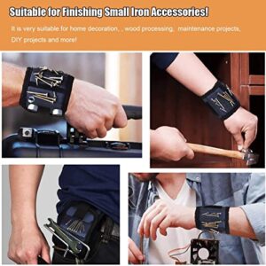Magnetic Wristband Mens Gifts for Birthday Father's day Christmas, Unique Tool for Holding Screws Gadgets Gift for Dad, Husband, Boyfriend, Handyman mechanics