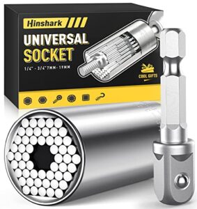 hinshark gifts for men, super universal socket tool, birthday gifts for men, cool gadgets tools for men, mens gifts for him, dad, boyfriend, husband, grandpa, unique gifts for men who have everything