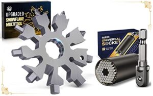 snowflake multi tools gifts for men,universal socket tools gifts for men