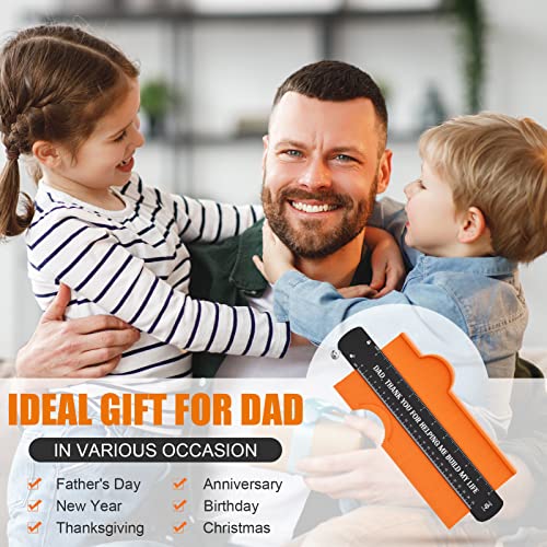 Christmas Gifts for Dad from Daughter, Son, Kids, Wife - 10'' Contour Gauge Profile Woodworking Tools Funny Gifts Ideas Thanksgiving Birthday Gift for Father, Father-in-law, New dad, Husband, Men, Him