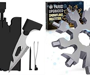 Stocking stuffers:Upgraded Credit Card Tool Multitool+20-in-1 Snowflake Multi Tools