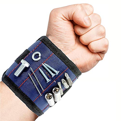 1OTTOPT Magnetic Wristband With Strong Magnets For Holding Screws, Nails, Drill Bits.Best Christmas Gifts.Best Unique Tool Gift For Men, DIY Handyman, Father/Dad, Husband, Boyfriend, Him, Women.1