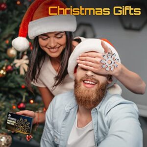 PARIGO Snowflake Multi Tools & LED Flashlight Gloves - Christmas Stocking Stuffers Gifts for Men