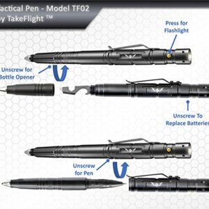 Tactical Pen Gifts for Men – Fathers Day Gift for Dad | LED Tactical Flashlight Multitool for EDC Gear – Cool Gadgets, Tactical Gear, Military Gear, Groomsmen Gifts for Men that Have Everything