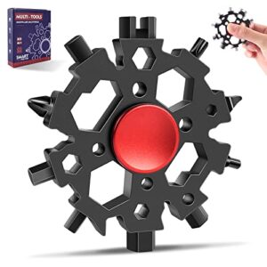 snowflake multitool gifts for men dad, upgrade 22-in-1 multi tool, unique birthday gifts for boyfriend husband grandpa, cool gadgets for outdoor travel camping