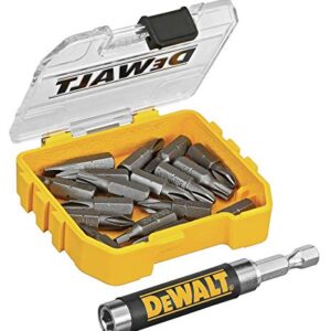 DEWALT DWAF2058CS 18 pc. Compact Magnetic Drive Guide Set, Yellow