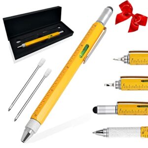 gifts for men multitool pen,7 in 1 multi-functional stylus pen,cool gadgets,gifts for grandpa husband dad boyfriend,unique mens valentines gifts from daughter