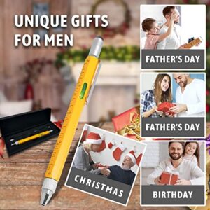 Gifts for Men Multitool Pen,7 in 1 Multi-Functional Stylus Pen,Cool Gadgets,Gifts for Grandpa Husband Dad Boyfriend,Unique Mens Valentines Gifts from Daughter