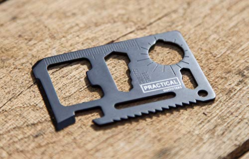 The Original Credit Card Survival Tool - 11 Essential Tools in 1 - Utility Key Multitool