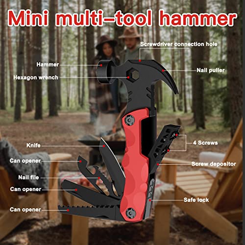 Unique Gifts For Men, WESTELY Multitool, 15 In 1 Survival Gear, 4 Screwdrivers Heads With Magnetic, Lock Function, Multi Tool Camping Gear, Christmas Birthday Gifts For Men, Firefighter Tools