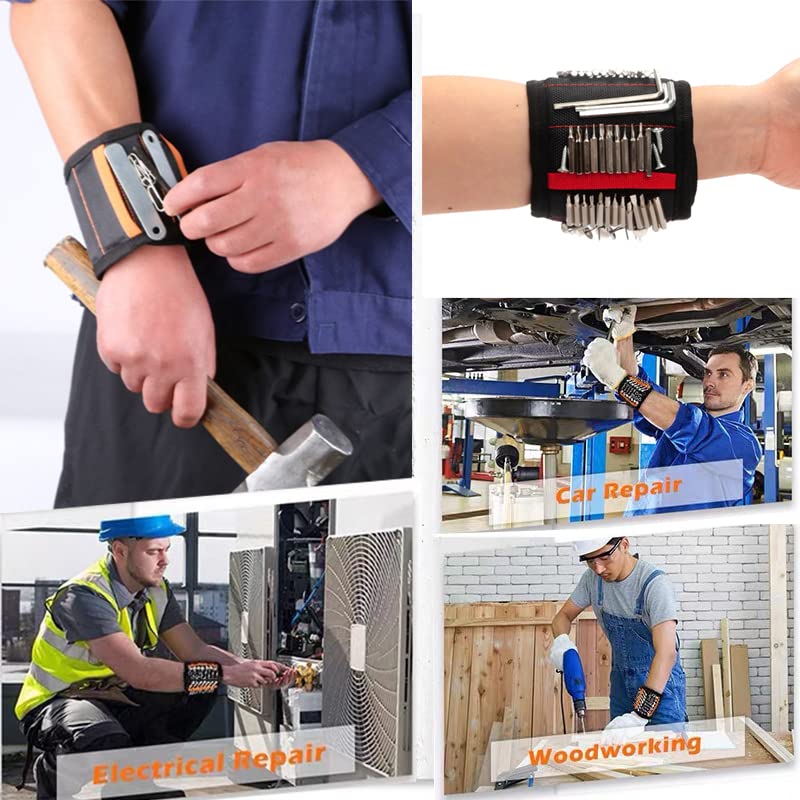 Magnetic Wristband DIY Tools Belt for Holding Screws