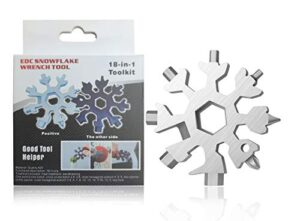 18-in-1 snowflake multi-function tool, snowflake tool, beer opener, great christmas