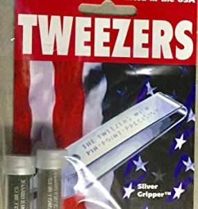 2 Pack Uncle Bill's 19074 Sliver Gripper Tweezers