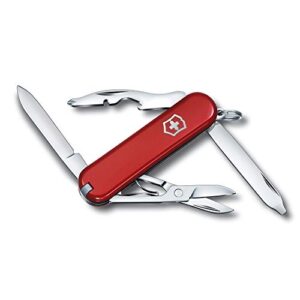 victorinox swiss army rambler pocket knife, red ,58mm