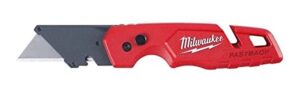 milwaukee 48-22-1501 fastback folding utility knife with wire stripper, gut hook, and quick blade change