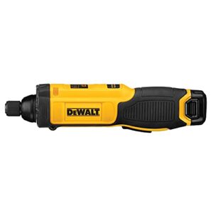dewalt 8v max cordless screwdriver, gyroscopic, rechargeable, battery included (dcf682n1)