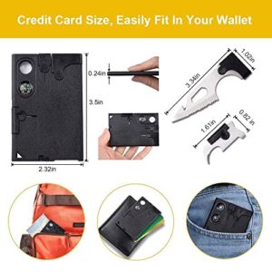 Magnetic Pickup Tools Bundle with Upgraded Credit Card Tool Multitool - 18 in 1 Multi-Tool Gadgets - Magnetic Pickup Tool Christmas Gifts - Stocking Stuffers for Men Women Him Dad Mens Gifts