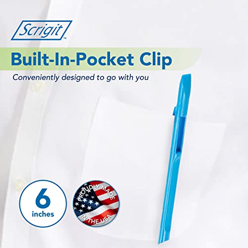 Scrigit Scraper No-Scratch Plastic Scraper Tool, 2 Pack - The Handy Multi-Use Scraping Tool for Removing Food, Labels, Stickers, Paint, Grease - Easy to Hold, Reaches Tight Spaces and Crevices