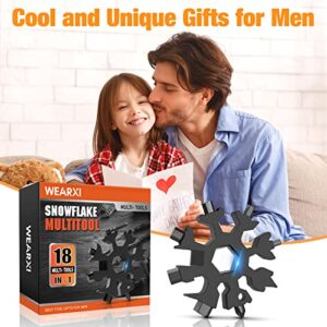 Gifts for Men, 9 in 1 MultiTool Pen Set and Snowflake Multitool, Gifts for Men Who Have Everything