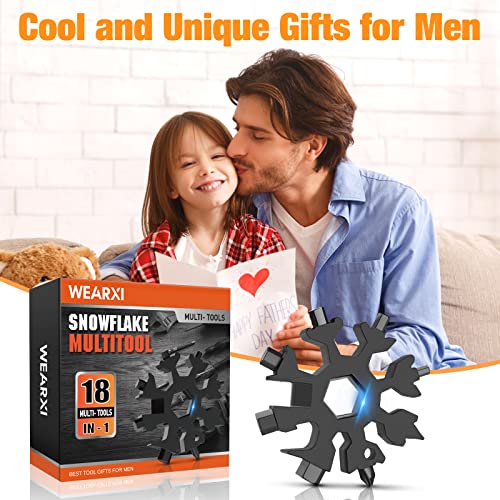 Gifts for Men, 9 in 1 MultiTool Pen Set and Snowflake Multitool, Gifts for Men Who Have Everything