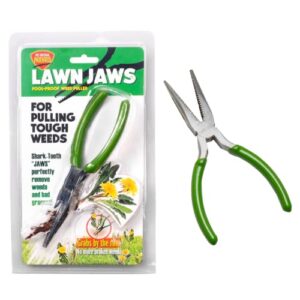 Lawn Jaws The Original Sharktooth Weed Puller Remover Weeding & Gardening Tool Weeder - Pull from The Root Easily!- Great Gardening