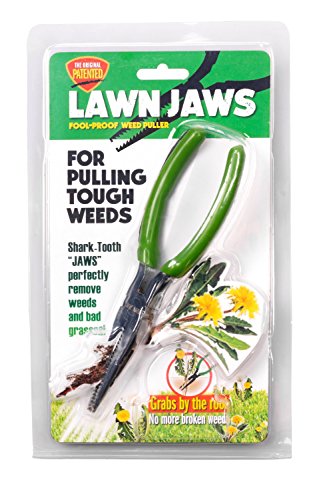 Lawn Jaws The Original Sharktooth Weed Puller Remover Weeding & Gardening Tool Weeder - Pull from The Root Easily!- Great Gardening