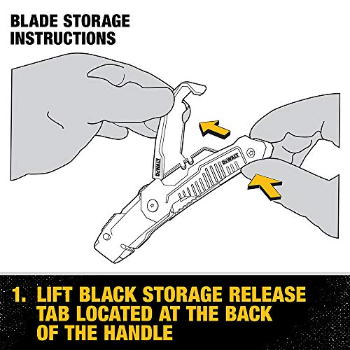 DEWALT DWHT10035L Folding Retractable Utility Knife