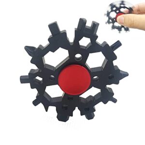 snowflakes multi tool 23-in-1 fmelut home gadgets for hiking,camping, outdoor gifts for men, women, christmas fidget home improvement travel tool kit