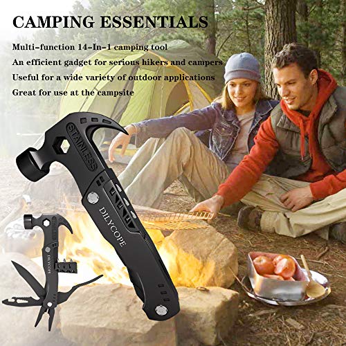 Gifts for Him Boyfriend Husband,Multitool Hammer Camping Accessories Survival Gear and Equipment,Camping Gear Hunting Hiking Fishing,Mens Gift Ideas for Him Men Dad Gifts