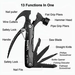 Gift for Men Multitool Hammer Mini Cool Gadgets Daughter Son Kids Wife Christmas Personalized Gifts Ideas for Men Dad Husband Boyfriend Grandpa