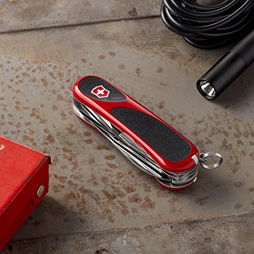 Victorinox Swiss Army EvoGrip 18 Pocket Knife, Red, 85mm