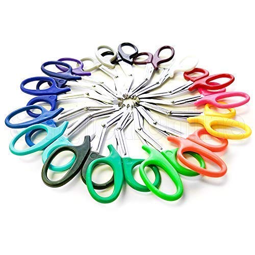 20 pcs EMT Trauma Shear Heavy Duty Assorted Rainbow, Ideal for EMS, Nurse, Medic, Police and Firefighter, Strong Enough to Cut A Penny in Half