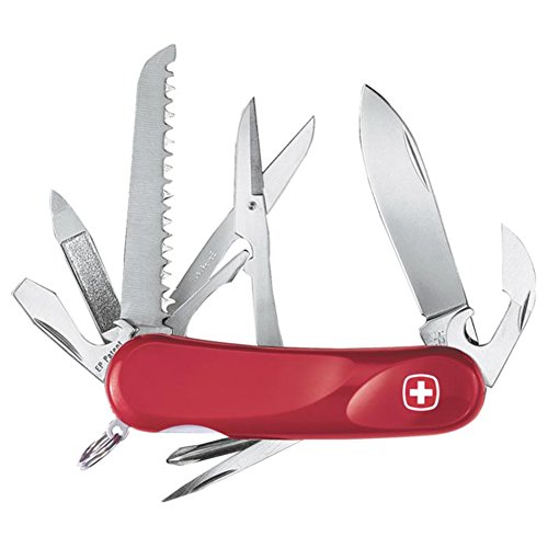 Victorinox Swiss Army Evolution 18 Pocket Knife, Red, 85mm