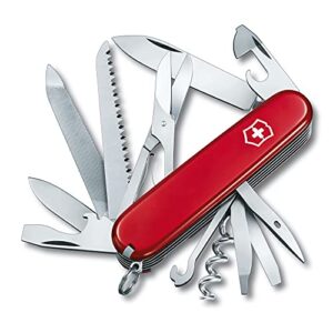 victorinox swiss army ranger pocket knife,red , 91mm