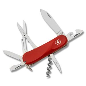 Victorinox Swiss Army Multi-Tool, Evolution S14 Pocket Knife, Red ,85mm