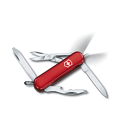 Victorinox Swiss Army Midnite Manager Pocket Knife, Red,58mm