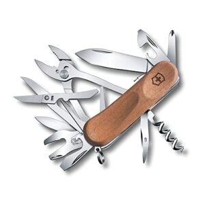 victorinox swiss army evowood s557 medium pocket knife wood 85 mm