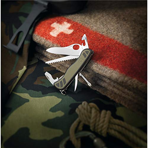 Victorinox Swiss Army Trekker Large Pocket Knife Olive Drab 111 mm