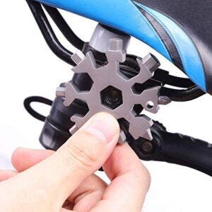 18 In 1 Snowflake Multi-Function Tool, Stainless Steel Snowflake Tool, Beer Bottle Opener, Beautifully Packaged