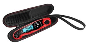 fitsand hard case compatible for kuluner tp-01 waterproof digital instant read meat thermometer