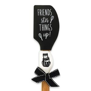 shannon road gifts classic kitchen dishwasher safe kitchen buddies silicone spatulas, set of 2, stir things up