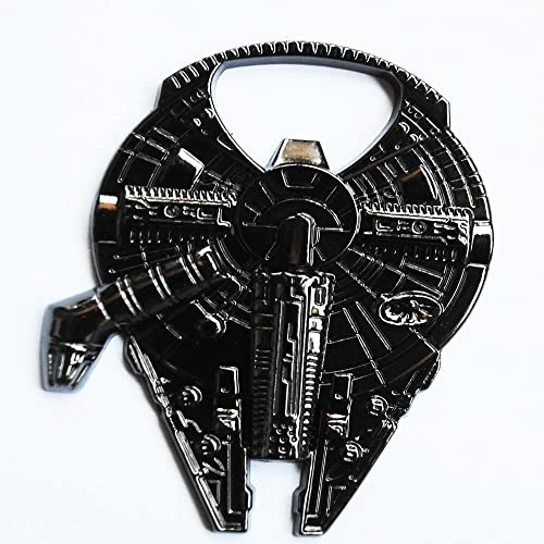 Drema Star Wars Millenium Falcon Metal Bottle Opener, fun and stylish Bottle Opener (Gun Color ), 2.4*1.7in