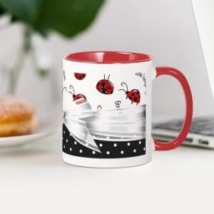 CafePress Little Ladybugs Mug Ceramic Coffee Mug, Tea Cup 11 oz