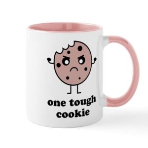 cafepress one tough cookie mug ceramic coffee mug, tea cup 11 oz