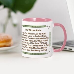 CafePress Balanced Wiccan Rede Mug Ceramic Coffee Mug, Tea Cup 11 oz