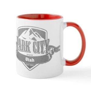 cafepress park city utah ski resort 5 mugs ceramic coffee mug, tea cup 11 oz