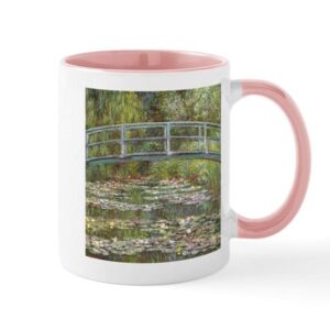 cafepress monet bridge over water lilies mugs ceramic coffee mug, tea cup 11 oz