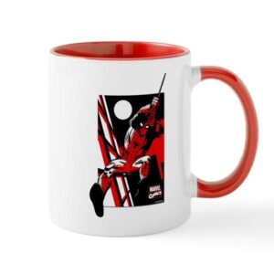 cafepress spider man swing mug ceramic coffee mug, tea cup 11 oz